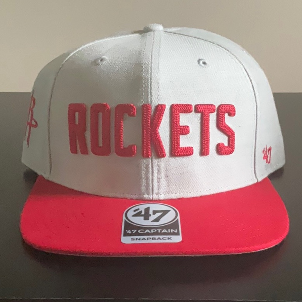 47 Brand Rockets Snapback Hat - Red and White